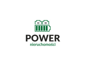 Projekt graficzny logo dla firmy online Power nieruchomości